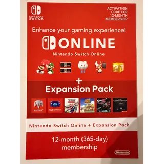 12-Month Nintendo Switch Online + Expansion Pack Membership Code (UK/EU)