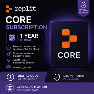 Replit Core Subscription 1 Year (Global)
