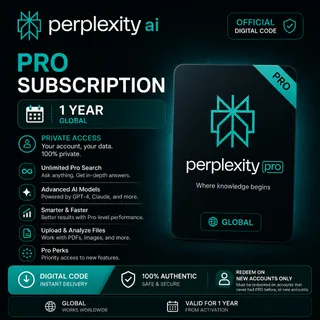 Perplexity AI Pro Subscription 1 Year - Private Access (Global)