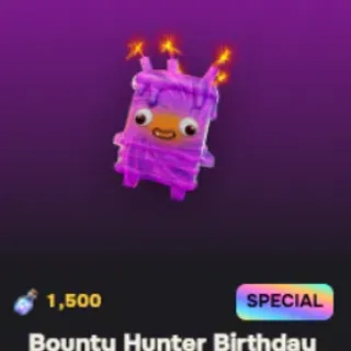 Bounty Hunter Birthday Sprite Level 1 (You Keep)