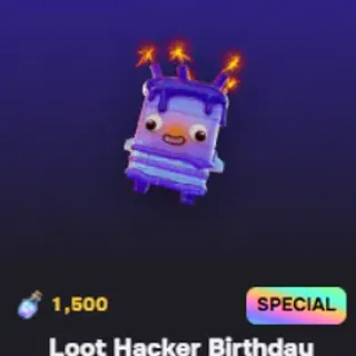 Loot Hacker Birthday Sprite Level 1 (You Keep)