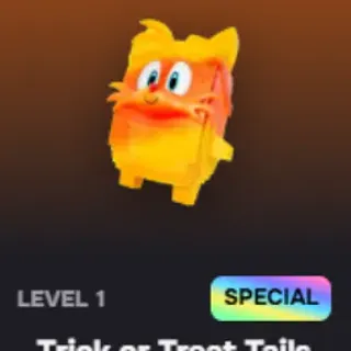 Trick Or Treat Tails Sprite Level 1 (You Keep)