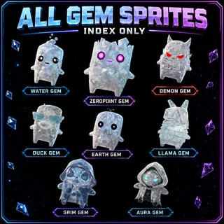 All Fortnite Gem Sprites Index Only