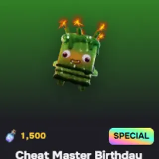 Cheat Master Birthday Sprite Level 1 (You Keep)