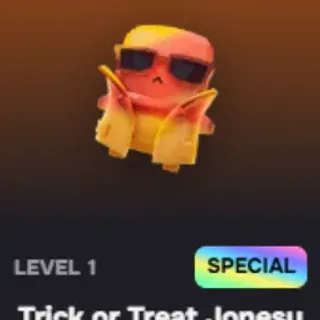 Trick Or Treat Jonesy Sprite Level 1 (You Keep)