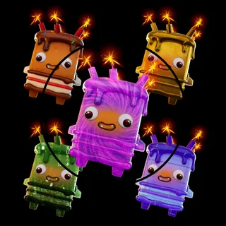 All Fortnite Birthday Sprites Level 1 (You Keep)