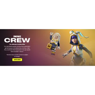 Fortnite Crew 1 Month Via Xbox Login For All Platforms