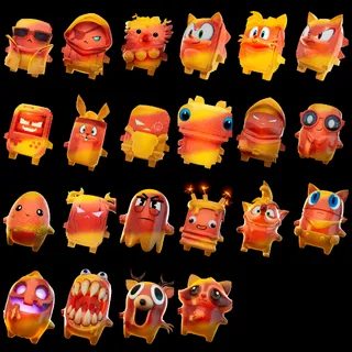 All Fortnite New Trick or Treat Sprites Level 1 (You Keep)
