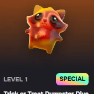 Trick Or Treat Dumpster Dive Sprite Level 1 (You Keep)