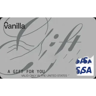 $7.02 USD vanilla gift Only 1