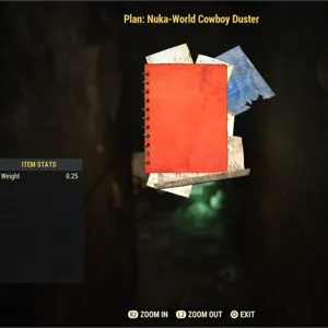 Nuka-World Cowboy Duster