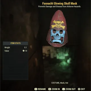 Glowing Skull Mask