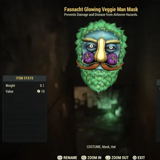 Glowing Veggie Man Mask