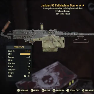 Junkie's 2515 .50 Cal Machine Gun