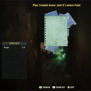 Combat Armor Jack O’ Lantern Paint