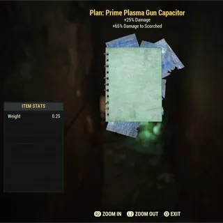 Prime Plasma Gun Capacitor