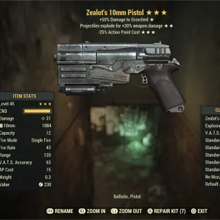 ZE25 10mm Pistol