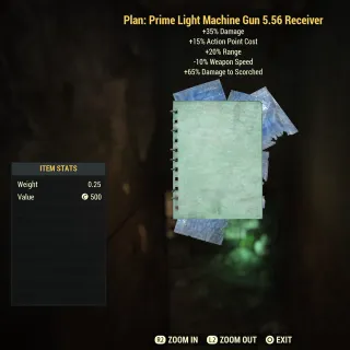 Prime Light Machine Gun 5.56 Receiver