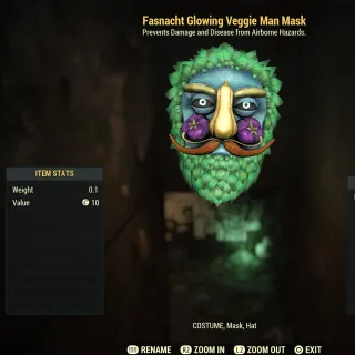 Glowing Veggie Man Mask
