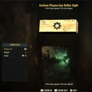 Enclave Plasma Gun Reflex Sight
