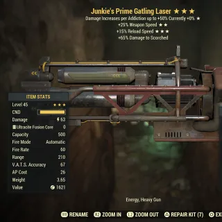 Junkie’s 2515 Gatling Laser