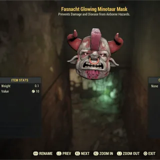 Glowing Minotaur Mask