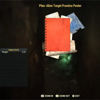 Alien Target Practice Poster