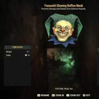 Glowing Buffoon Mask