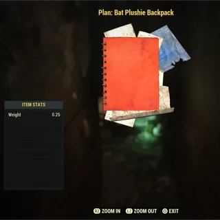 Bat Plushie Backpack