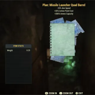 Missile Launcher Quad Barrel