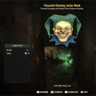 Glowing Jester Mask