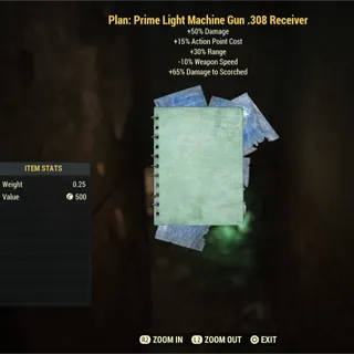 Prime Light Machine Gun .308 Receiver