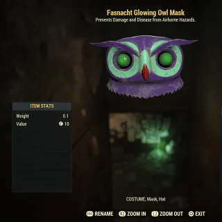 Glowing Owl Mask