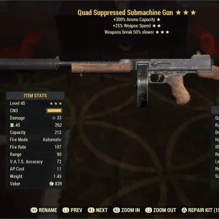 Q2550B Submachine Gun