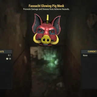 Glowing Pig Mask