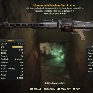 Furious E15r Light Machine Gun