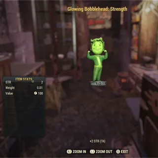 Glowing Bobblehead - Strength