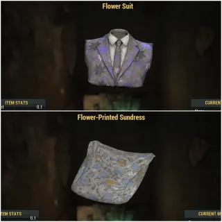 Flower-Printed Sundress + Suit