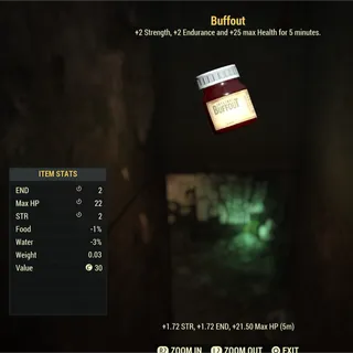 1,000 Buffout