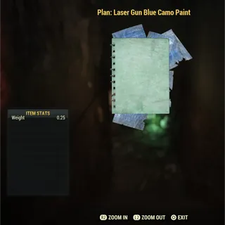 Laser Gun Blue Camo Paint