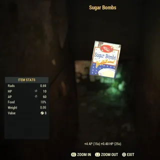 550 Sugar Bombs +Rads