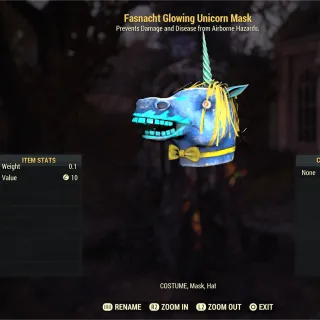 Glowing Unicorn Mask