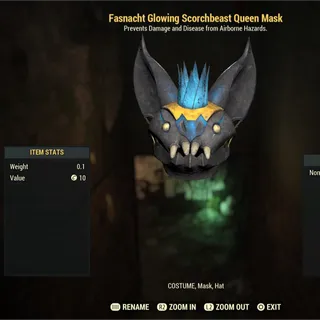 Glowing Scorchbeast Queen Mask