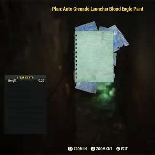 Auto Grenade Launcher Blood Eagle Paint