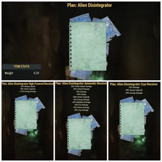 Alien Disintegrator + Mods