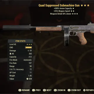 Q2550B Submachine Gun