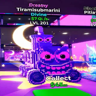 Tiramisubmarini 7Qi/s Go Up For Brainrots