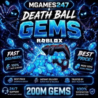 200M Gems Death Ball | Instant Delivery | Tax Covered