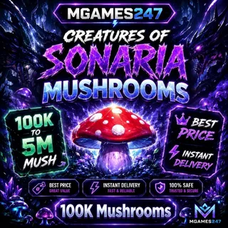 1Million Mushrooms | Creatures of sonaria | Instant Delivery