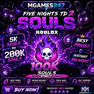100K Souls Five Nights TD 2 | Instant Delivery